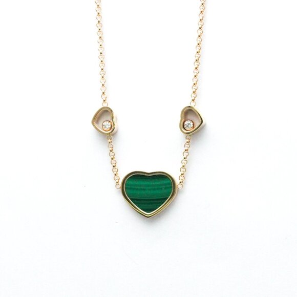 CHOPARD 18k Rose Gold Diamond Necklace - Picture 1 of 11